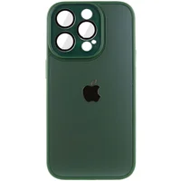 Чохол TPU+Glass Sapphire Midnight для Apple iPhone 13 Pro (6.1") Зелений / Forest green