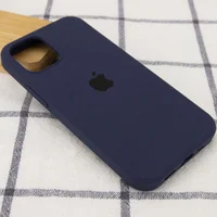 Чохол Silicone Case Full Protective (AA) для Apple iPhone 13 Pro (6.1 ") Темний Синій / Midnight Blue