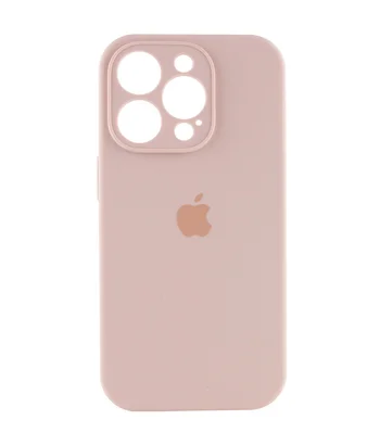 Чохол Silicone Case Full Camera Protective (AA) Apple iPhone 13 Pro (6.1") Рожевий / Pink Sand