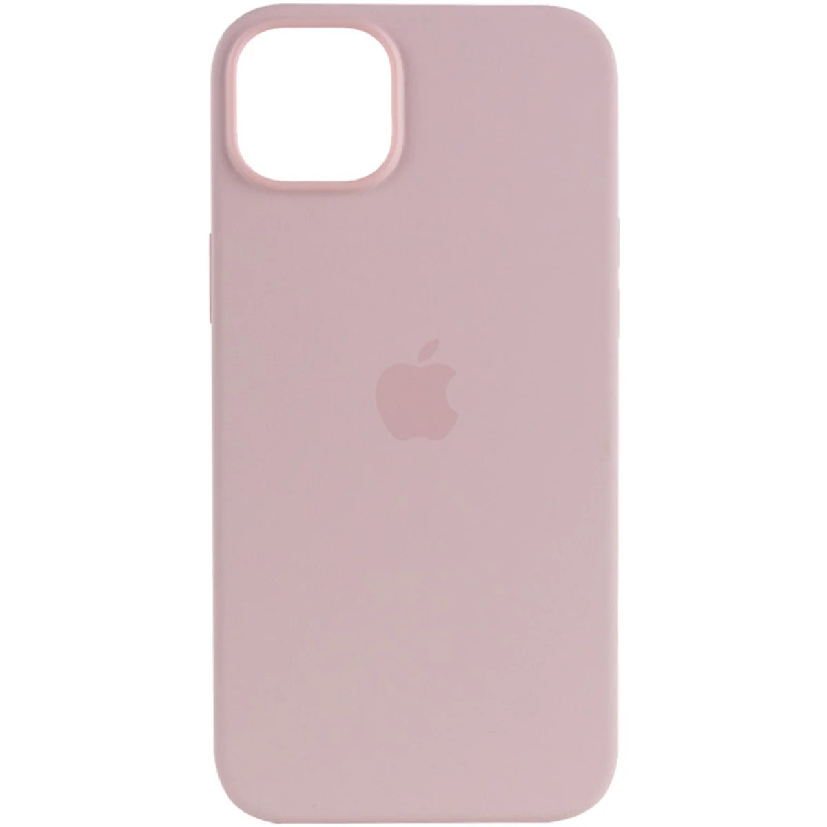 Чохол Silicone case (AAA) full with Magsafe для Apple iPhone 13 Pro (6.1") Рожевий / Chalk Pink