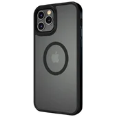 TPU+PC чехол Metal Buttons with MagSafe для Apple iPhone 13 Pro (6.1") Черный