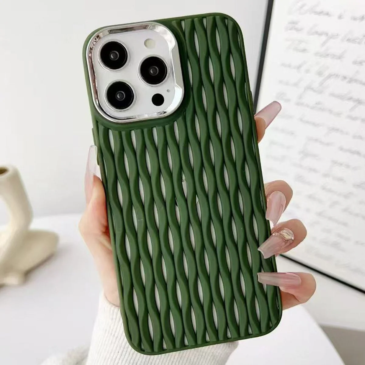 Чехол TPU Ribbio для Apple iPhone 13 Pro (6.1") Green
