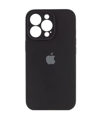 Чохол Silicone Case Full Camera Protective (AA) для Apple iPhone 13 Pro (6.1") Чорний / Black Чохол Silicone Case Full Camera Protective (AA) для Apple iPhone 13 Pro (6.1") Чорний / Black