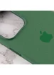 Чохол Silicone case (AAA) full with Magsafe and Animation для Apple iPhone 13 Pro (6.1") Зелений / Clover