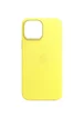 Кожаный чехол Leather Case (AA) with MagSafe для Apple iPhone 13 Pro (6.1") Yellow