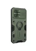 TPU+PC чехол Nillkin CamShield Armor no logo (шторка на камеру) для Apple iPhone 13 Pro (6.1") Зеленый