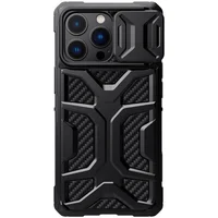 TPU+PC чехол Nillkin CamShield Adventurer (шторка на камеру) для Apple iPhone 13 Pro (6.1") Черный