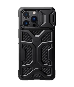 TPU+PC чохол Nillkin CamShield Adventurer (шторка на камеру) для Apple iPhone 13 Pro (6.1") Чорний