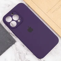 Чехол Silicone Case Full Camera Protective (AA) для Apple iPhone 13 Pro (6.1") Фиолетовый / Elderberry / PVH