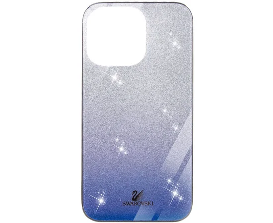 TPU+Glass чехол Swarovski для Apple iPhone 13 Pro (6.1") Синий
