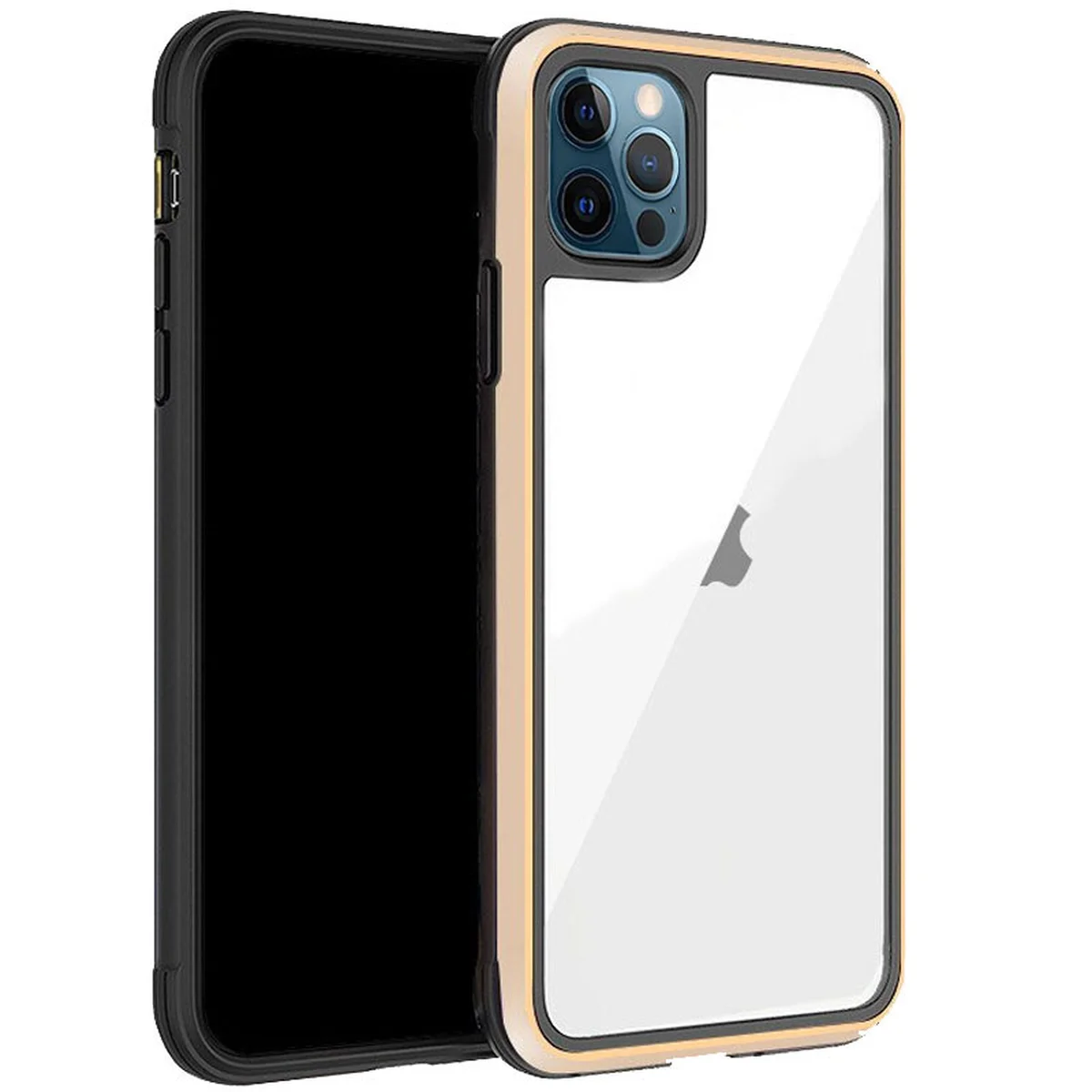 Чехол PC+TPU+Metal K-DOO Ares для Apple iPhone 13 Pro (6.1") Золотой