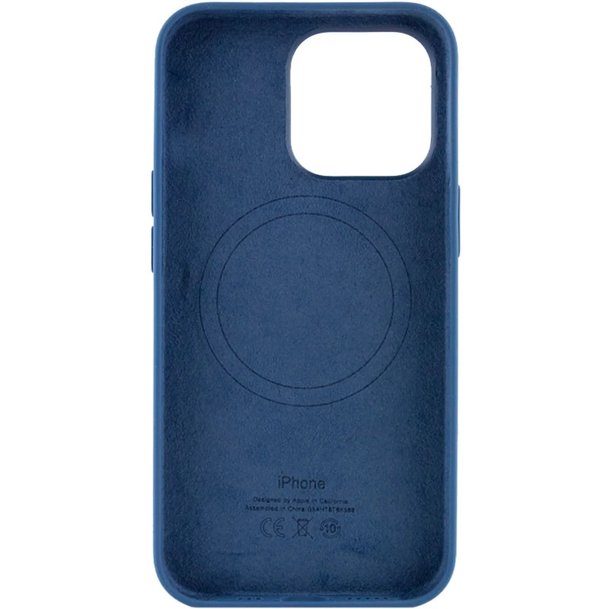Чехол Silicone case (AAA) full with Magsafe and Animation для Apple iPhone 13 Pro (6.1") Синий / Blue Jay