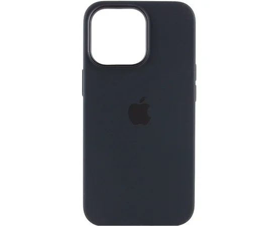 Чехол Silicone case (AAA) full with Magsafe and Animation для Apple iPhone 13 Pro (6.1") Черный / Midnight