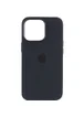 Чехол Silicone case (AAA) full with Magsafe and Animation для Apple iPhone 13 Pro (6.1") Черный / Midnight