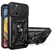 Чехол Ummi Camshield Serge Ring для Apple iPhone 13 Pro (6.1") Черный / Black