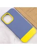 Чехол TPU+PC Bichromatic для Apple iPhone 13 Pro (6.1") Blue / Yellow