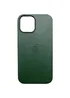 Шкіряний чохол Leather Case (AAA) з MagSafe and Animation для Apple iPhone 13 Pro (6.1") Sequoia Green