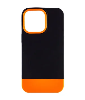 Чехол TPU+PC Bichromatic для Apple iPhone 13 Pro (6.1") Black / Orange