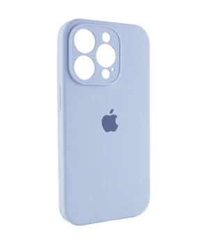 Чохол Silicone Case Full Camera Protective (AA) для Apple iPhone 13 Pro (6.1") Синій / Lilac Blue