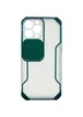 Чехол Camshield matte Ease TPU со шторкой для Apple iPhone 13 Pro (6.1") Зеленый