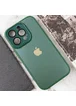 Чехол TPU+Glass Sapphire Midnight для Apple iPhone 13 Pro (6.1") Зеленый / Forest green
