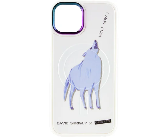 TPU+PC чехол Funny pictures with MagSafe для Apple iPhone 13 Pro (6.1") Wolf