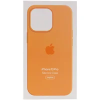 Чехол Silicone case (AAA) full with Magsafe and Animation для Apple iPhone 13 Pro (6.1") Оранжевый / Marigold