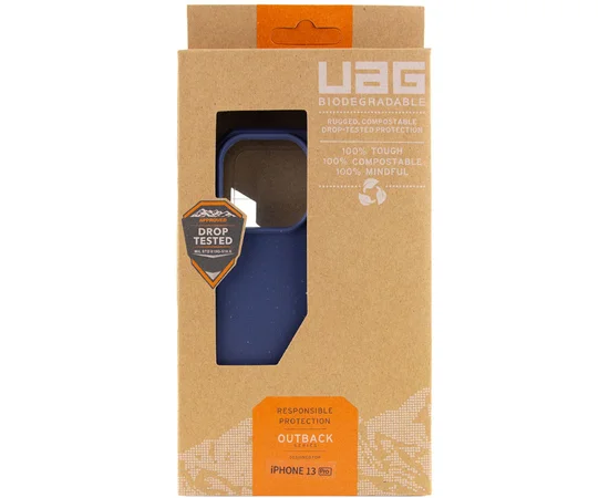 Чехол UAG OUTBACK BIO для Apple iPhone 13 Pro (6.1") Темно-синий