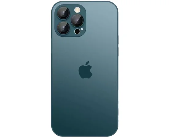 Чехол TPU+Glass Sapphire matte case для Apple iPhone 13 Pro (6.1") Navy Blue
