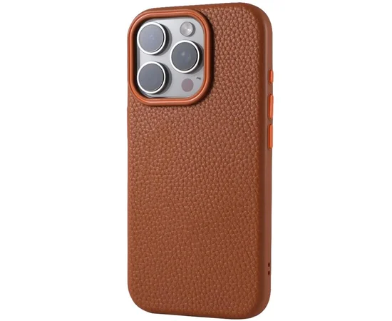 Чехол Syndee with MagSafe для Apple iPhone 13 Pro (6.1") Golden Brown
