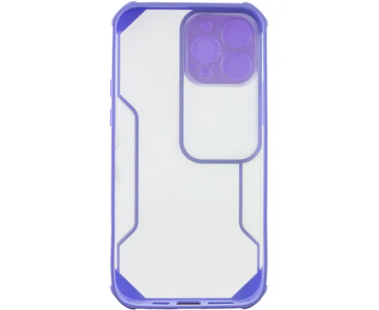 Чехол Camshield matte Ease TPU со шторкой для Apple iPhone 13 Pro (6.1") Сиреневый