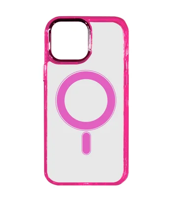 Чехол TPU Iris with MagSafe для Apple iPhone 13 Pro (6.1") Малиновый