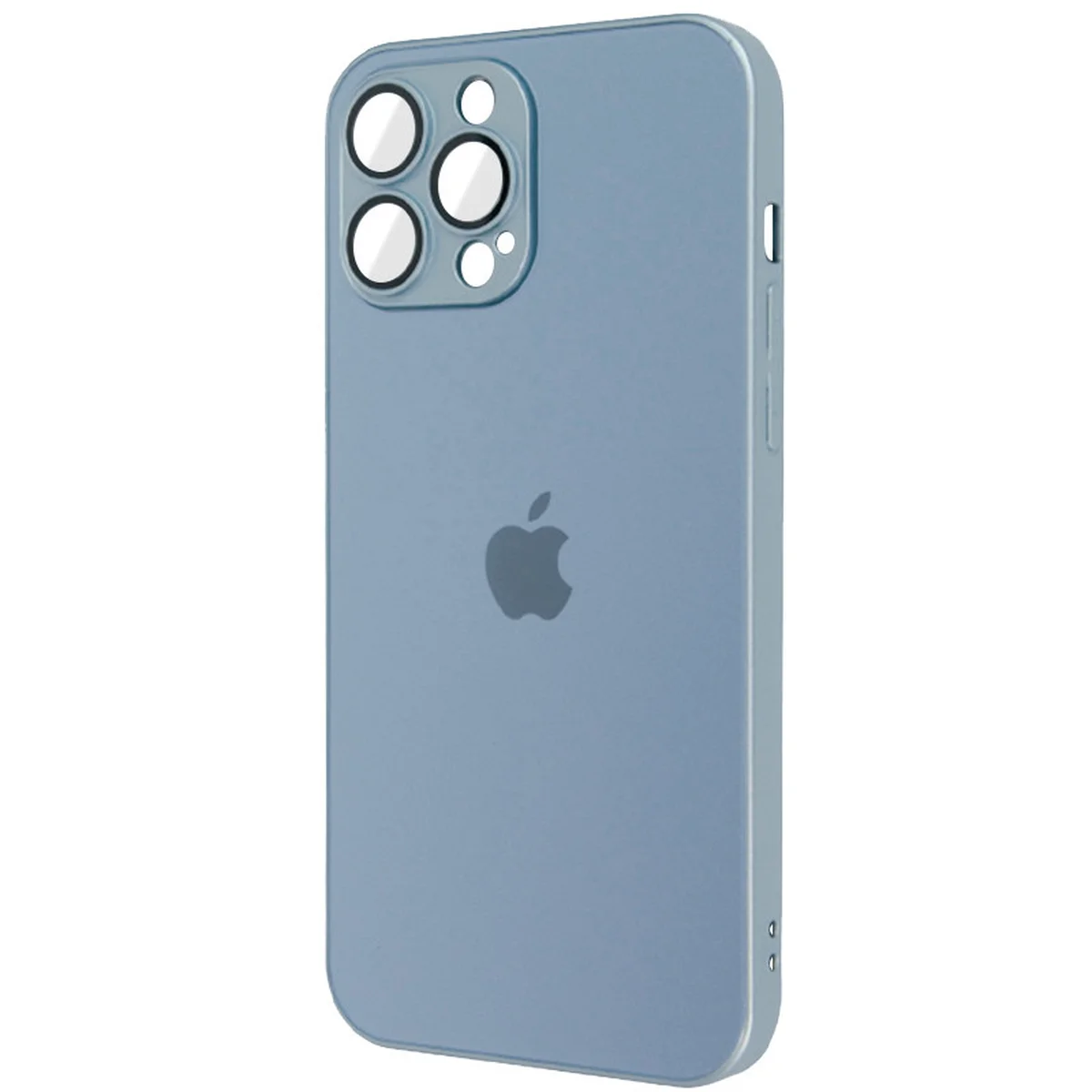Чехол TPU+Glass Sapphire matte case для Apple iPhone 13 Pro (6.1") Sierra Blue
