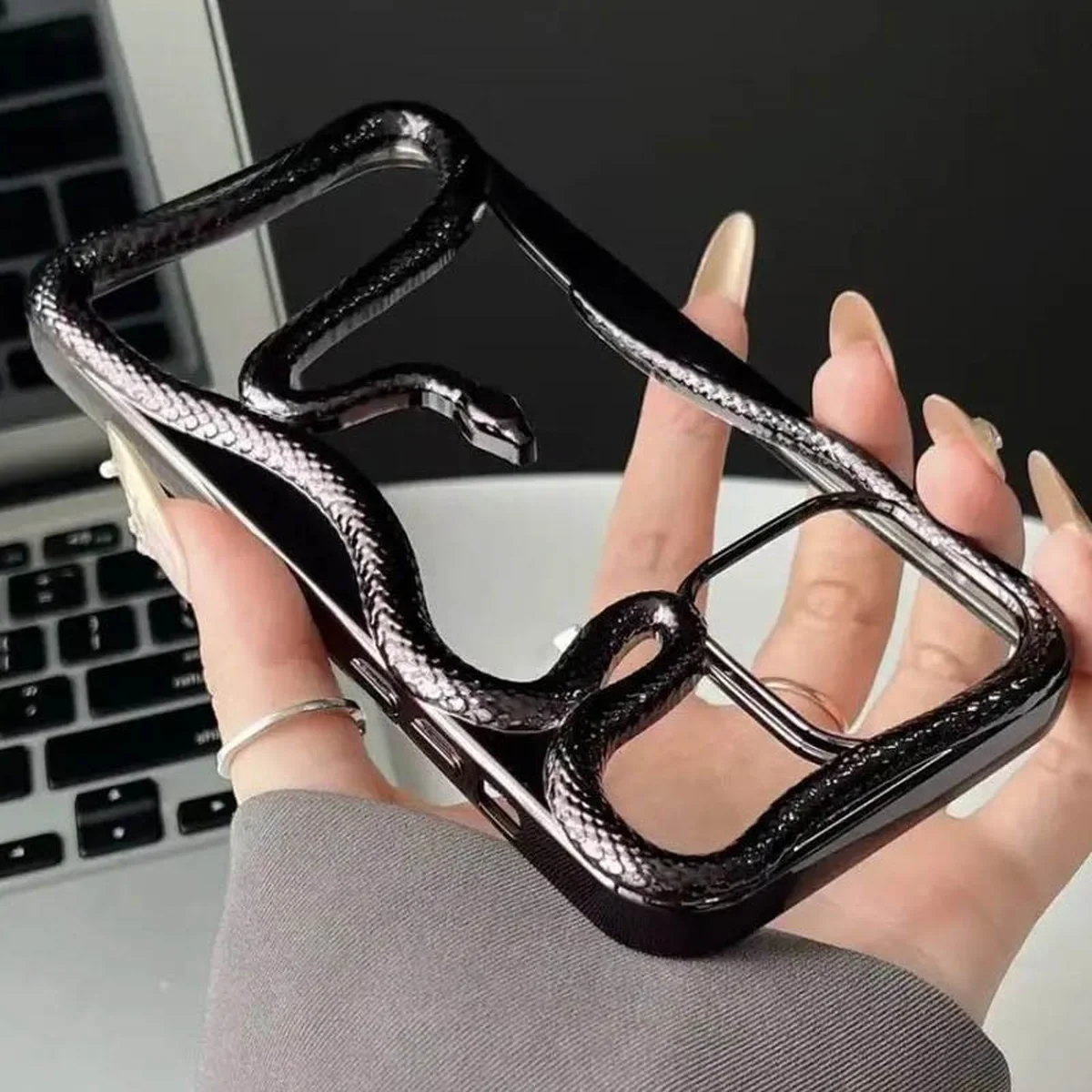 TPU чохол Snake для Apple iPhone 13 Pro (6.1") Black
