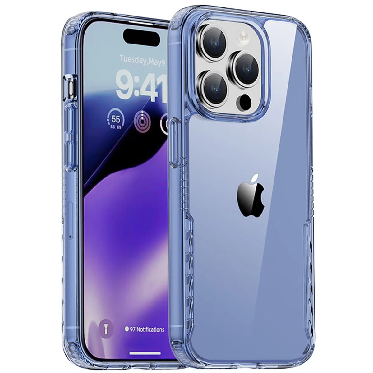 Чехол TPU+PC Multi-Color для Apple iPhone 13 Pro (6.1") Blue