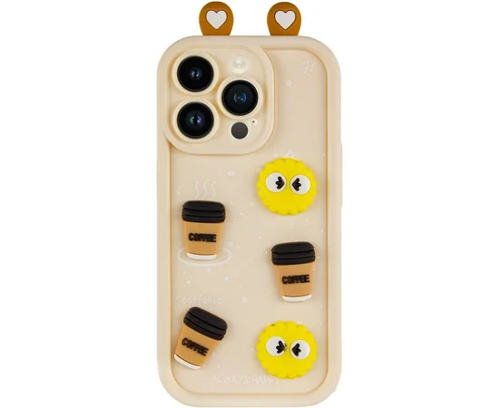 Чохол TPU Toys Case with Ears для Apple iPhone 13 Pro (6.1") Sand