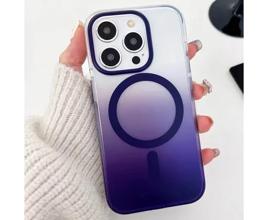 Чехол TPU+PC Phantom with MagSafe для Apple iPhone 13 Pro (6.1") Purple