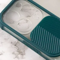 Чохол Camshield matte Ease TPU зі шторкою для Apple iPhone 13 Pro (6.1") Зелений