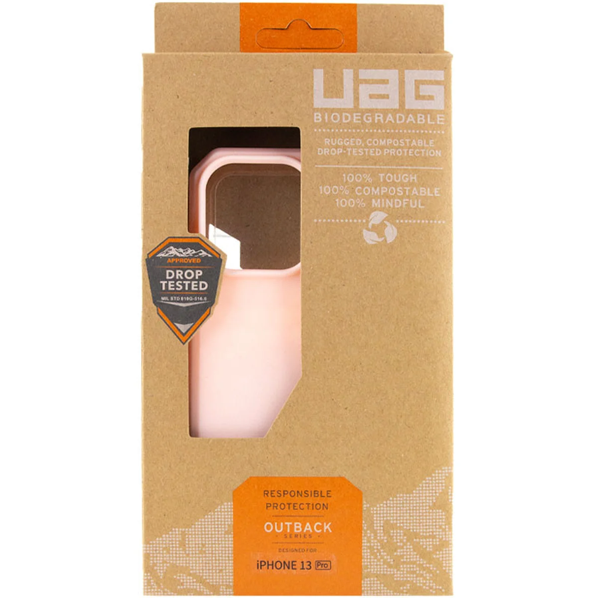 Чехол UAG OUTBACK BIO для Apple iPhone 13 Pro (6.1") Розовый