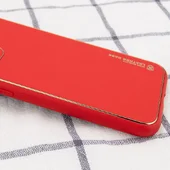 Кожаный чехол Xshield для Apple iPhone 13 Pro (6.1") Красный / Red