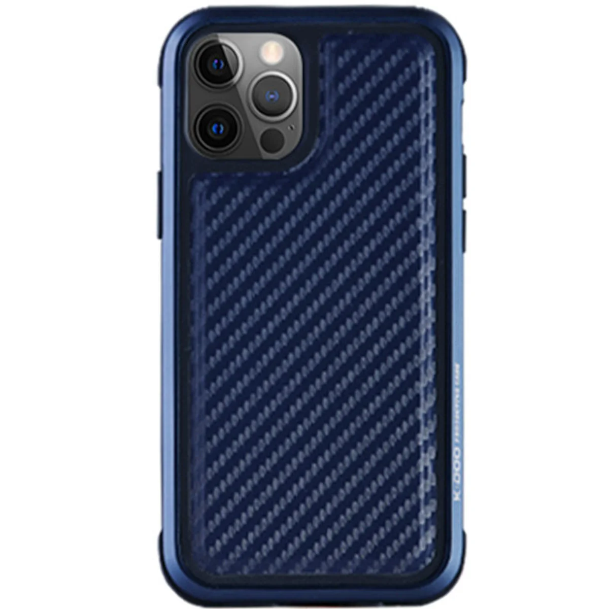 Чохол PC+TPU+Metal K-DOO MARS Series для Apple iPhone 13 Pro (6.1") Carbon Blue