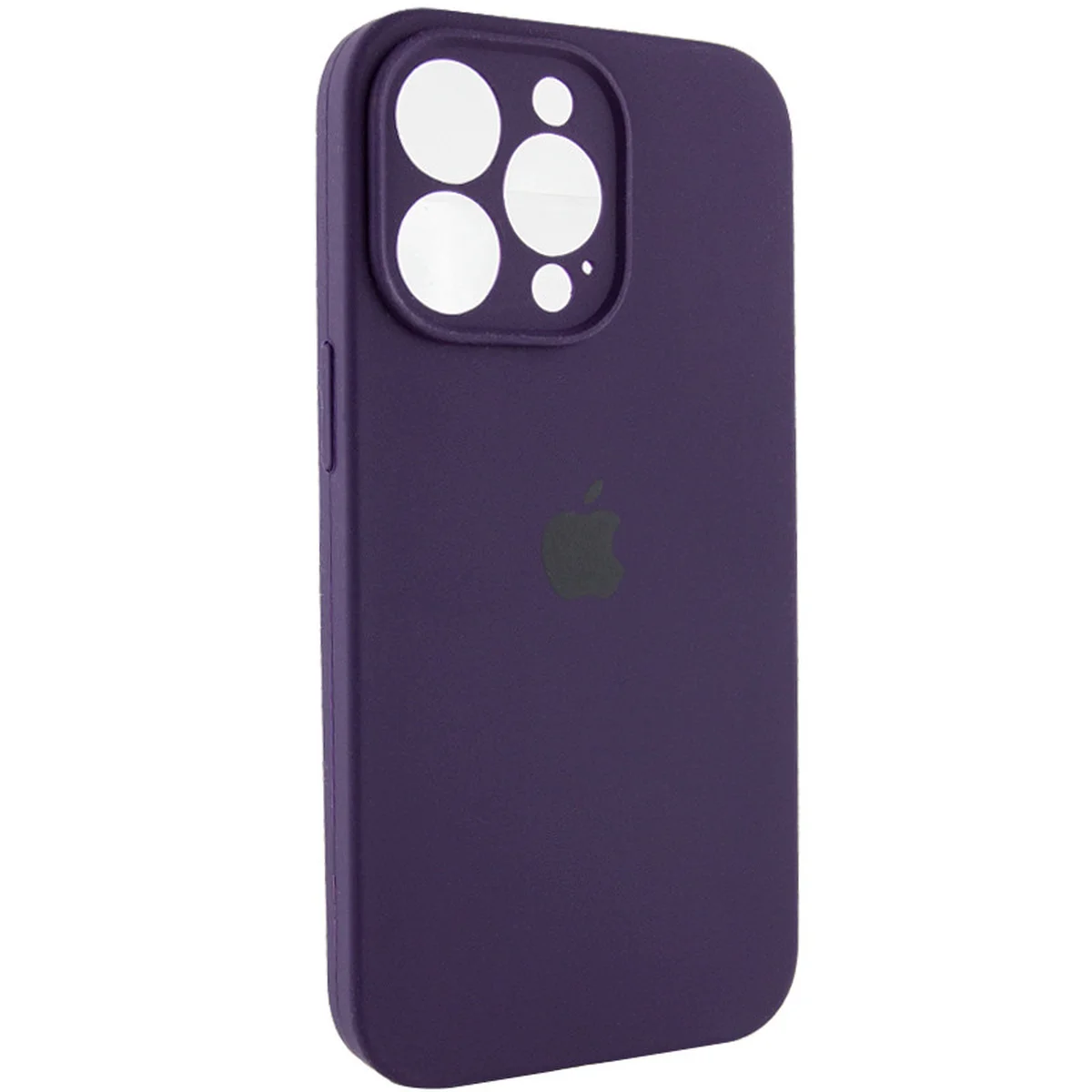 Чехол Silicone Case Full Camera Protective (AA) для Apple iPhone 13 Pro (6.1") Фиолетовый / Elderberry
