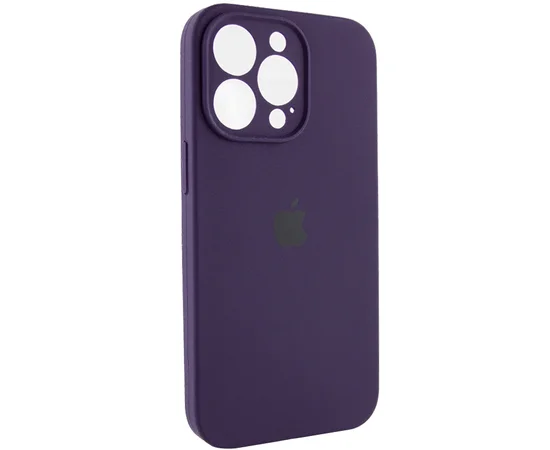 Чохол Silicone Case Full Camera Protective (AA) Apple iPhone 13 Pro (6.1") Фіолетовий / Elderberry