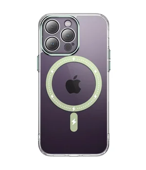 Чехол TPU+PC Colorful with MagSafe для Apple iPhone 13 Pro (6.1") Green