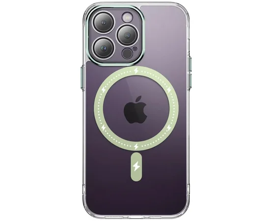 Чехол TPU+PC Colorful with MagSafe для Apple iPhone 13 Pro (6.1") Green