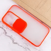 Чехол Camshield mate TPU со шторкой для камеры для Apple iPhone 13 Pro (6.1") Красный