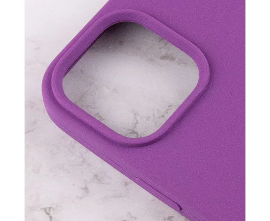 Чехол Silicone Case Full Protective (AA) для Apple iPhone 13 Pro (6.1") Фиолетовый / Grape