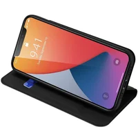 Чехол-книжка Dux Ducis с карманом для визиток для Apple iPhone 13 Pro (6.1") Черный