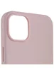 Чехол Silicone case (AAA) full with Magsafe для Apple iPhone 13 Pro (6.1") Розовый / Chalk Pink