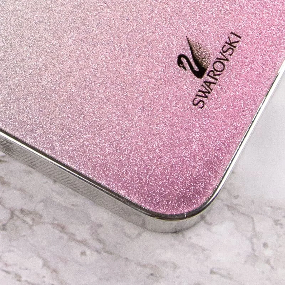 TPU+Glass чехол Swarovski для Apple iPhone 13 Pro (6.1") Розовый